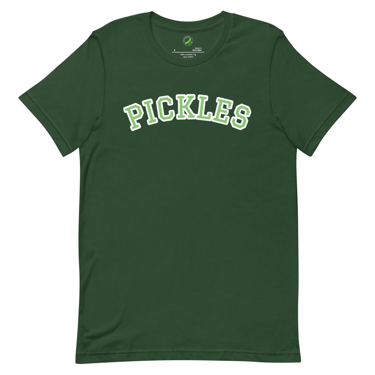 Varsity Pickles Unisex t-shirt - Green